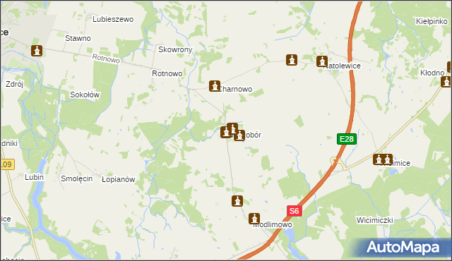 mapa Wyszobór, Wyszobór na mapie Targeo