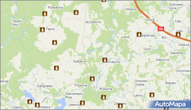 mapa Wyższe Pólko, Wyższe Pólko na mapie Targeo