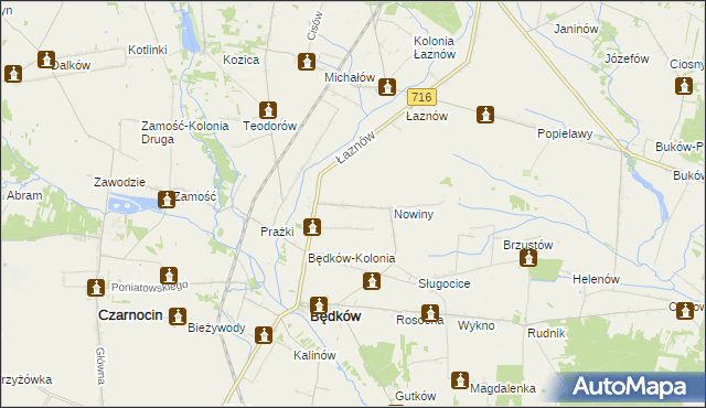 mapa Zacharz, Zacharz na mapie Targeo