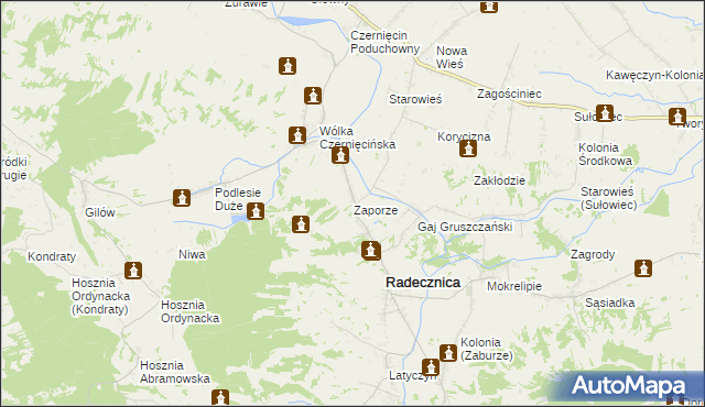 mapa Zaporze, Zaporze na mapie Targeo