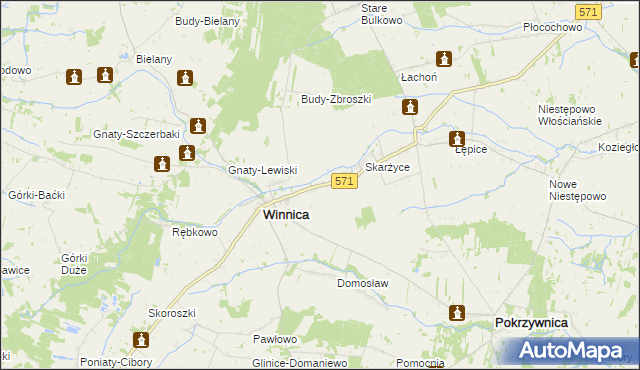 mapa Zbroszki, Zbroszki na mapie Targeo