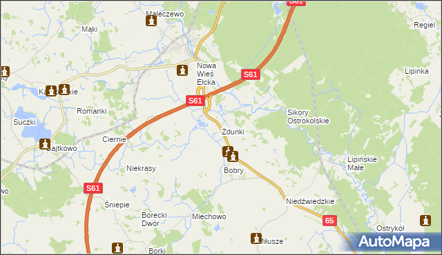 mapa Zdunki, Zdunki na mapie Targeo