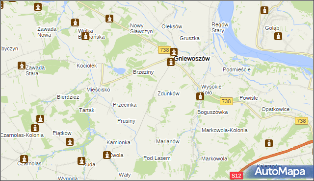 mapa Zdunków, Zdunków na mapie Targeo