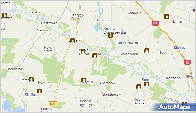 mapa Zofibór, Zofibór na mapie Targeo