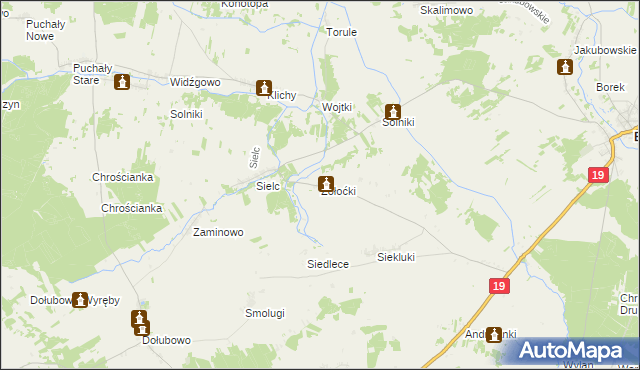 mapa Żołoćki, Żołoćki na mapie Targeo