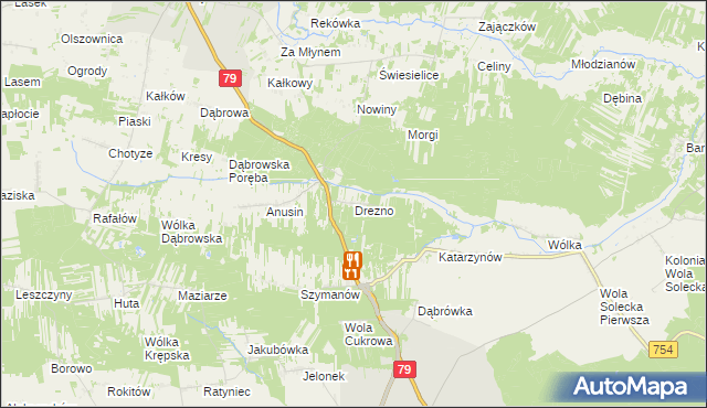 mapa Drezno, Drezno na mapie Targeo