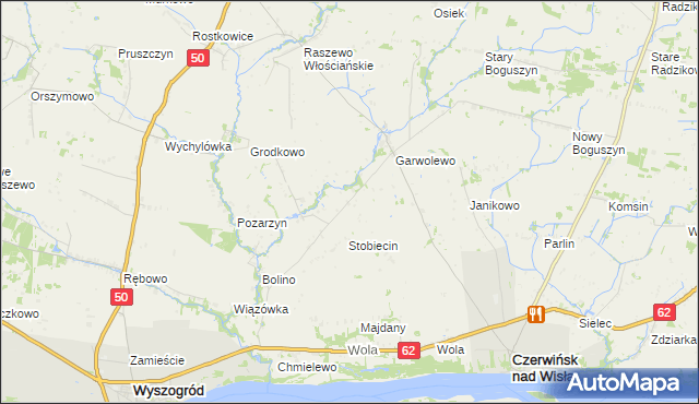 mapa Gawarzec Górny, Gawarzec Górny na mapie Targeo
