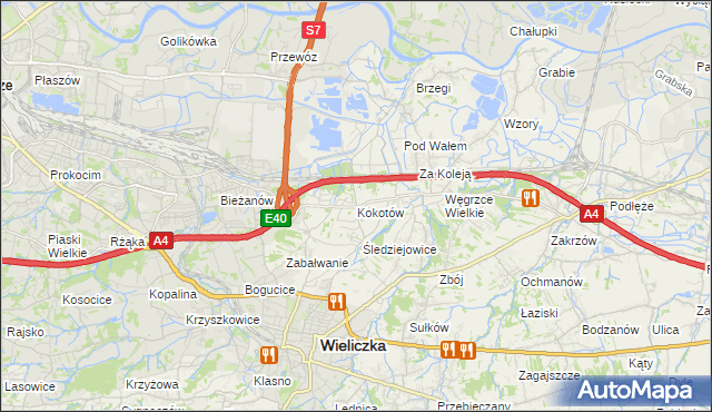 mapa Kokotów, Kokotów na mapie Targeo