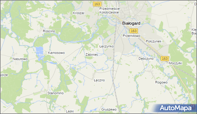 mapa Łęczenko, Łęczenko na mapie Targeo