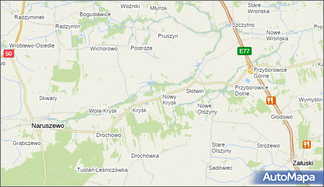 mapa Nowy Krysk, Nowy Krysk na mapie Targeo