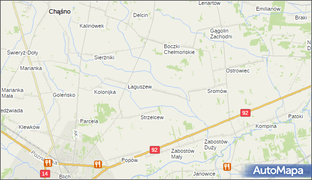 mapa Płaskocin, Płaskocin na mapie Targeo