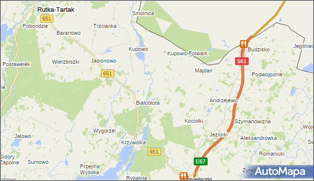 mapa Postawelek, Postawelek na mapie Targeo
