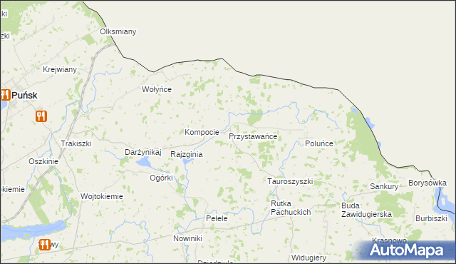 mapa Przystawańce, Przystawańce na mapie Targeo