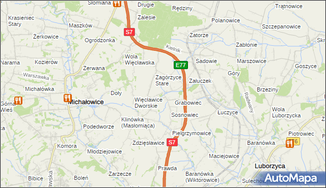 mapa Sieborowice, Sieborowice na mapie Targeo