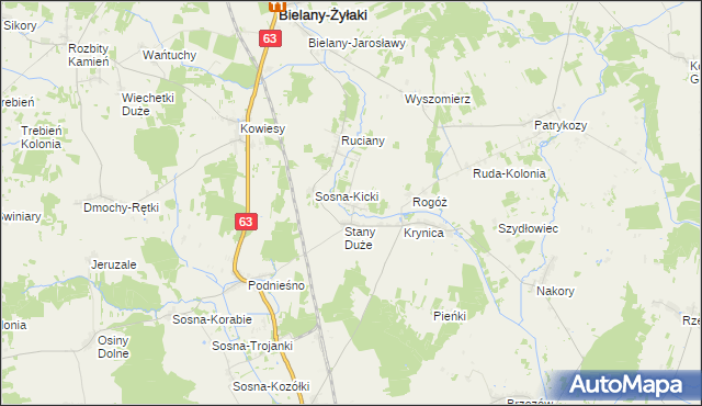 mapa Stany Małe, Stany Małe na mapie Targeo