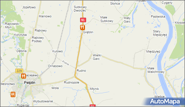 mapa Wielki Garc, Wielki Garc na mapie Targeo