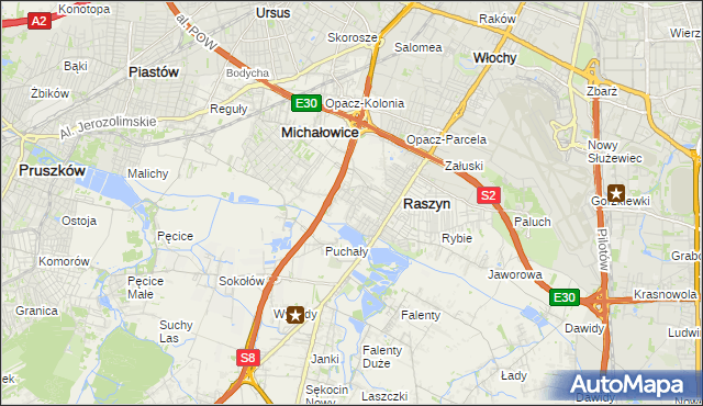mapa Nowe Grocholice, Nowe Grocholice na mapie Targeo