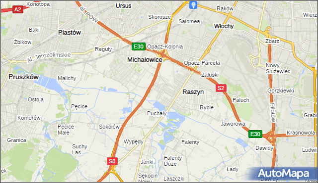 mapa Nowe Grocholice, Nowe Grocholice na mapie Targeo