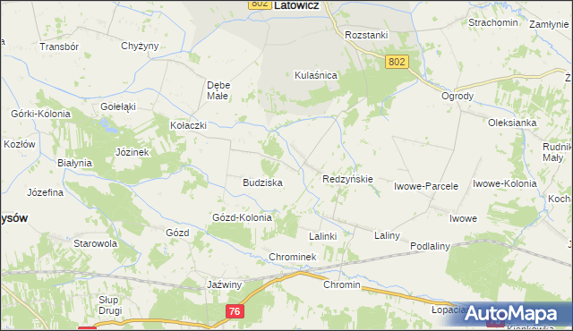 mapa Generałowo, Generałowo na mapie Targeo