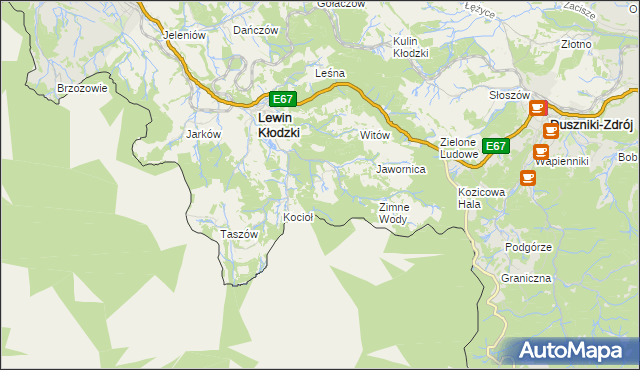 mapa Jerzykowice Małe, Jerzykowice Małe na mapie Targeo