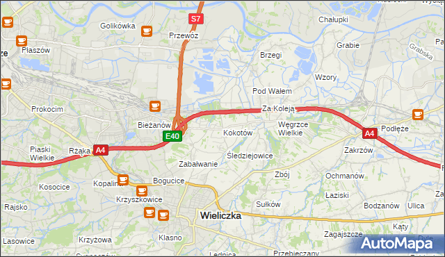 mapa Kokotów, Kokotów na mapie Targeo