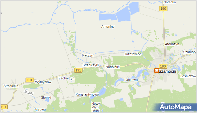 mapa Nałęcza, Nałęcza na mapie Targeo