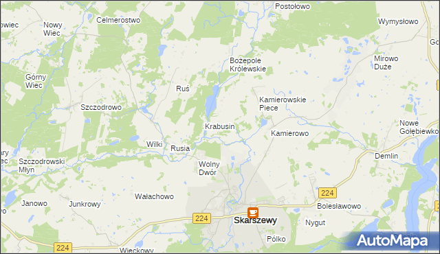 mapa Wilcze Góry, Wilcze Góry na mapie Targeo