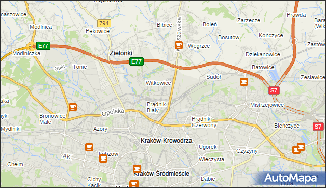 mapa Górka Narodowa, Górka Narodowa na mapie Targeo