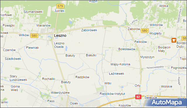 mapa Wąsy-Wieś, Wąsy-Wieś na mapie Targeo