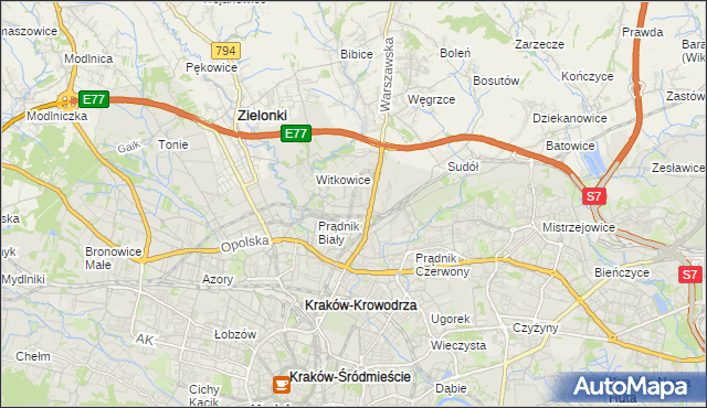 mapa Górka Narodowa, Górka Narodowa na mapie Targeo