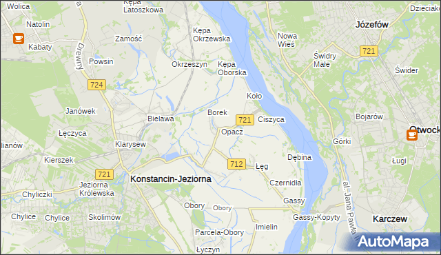 mapa Opacz, Opacz na mapie Targeo