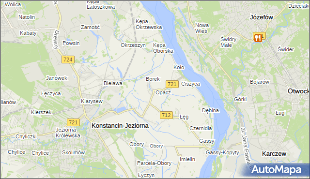 mapa Opacz, Opacz na mapie Targeo