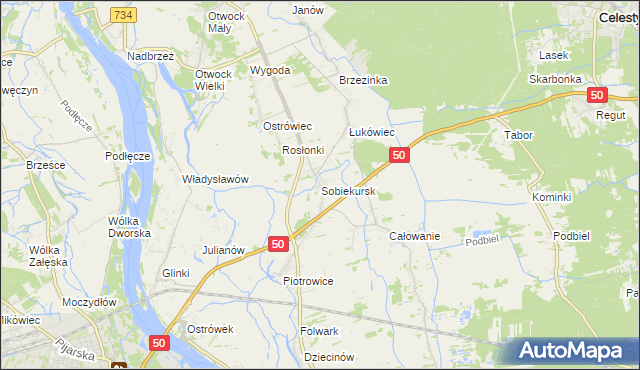 mapa Sobiekursk, Sobiekursk na mapie Targeo