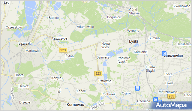 mapa Dzimierz, Dzimierz na mapie Targeo