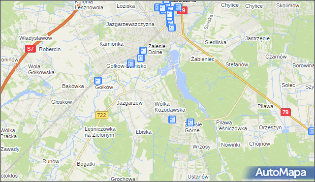 mapa Jesówka, Jesówka na mapie Targeo