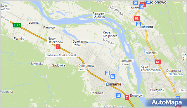 mapa Kiełpin Poduchowny, Kiełpin Poduchowny na mapie Targeo