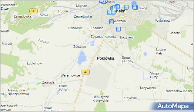 mapa Pokrówka, Pokrówka na mapie Targeo