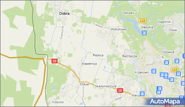 mapa Redlica, Redlica na mapie Targeo