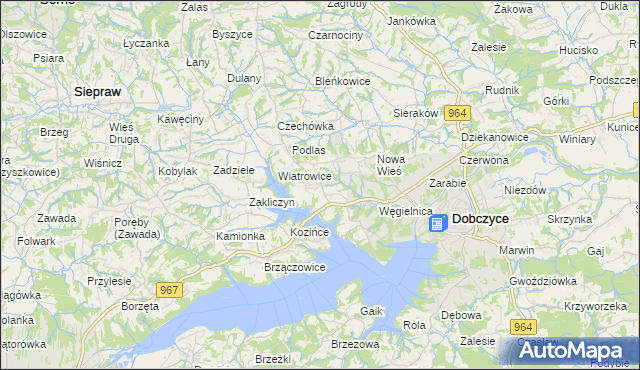 mapa Stojowice, Stojowice na mapie Targeo