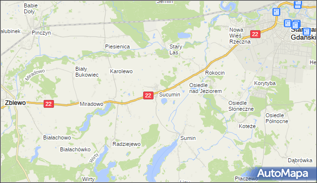 mapa Sucumin, Sucumin na mapie Targeo