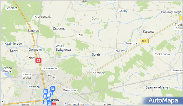 mapa Suleje, Suleje na mapie Targeo