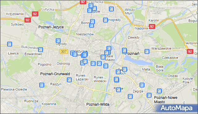 mapa Święty Marcin, Święty Marcin na mapie Targeo