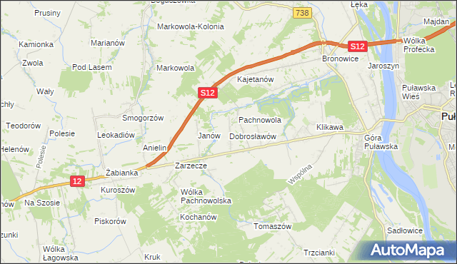 mapa Dobrosławów, Dobrosławów na mapie Targeo