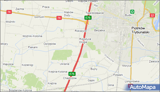 mapa Kargał-Las, Kargał-Las na mapie Targeo