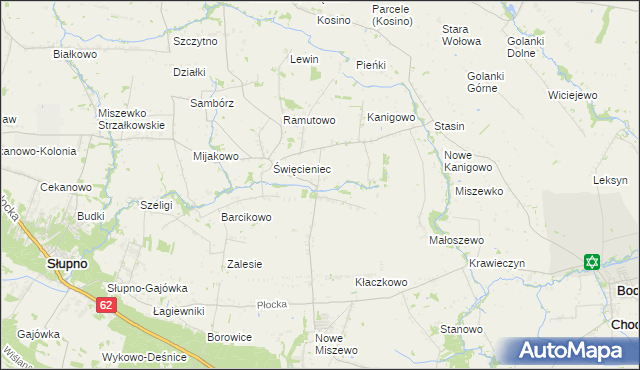 mapa Pepłowo gmina Bodzanów, Pepłowo gmina Bodzanów na mapie Targeo