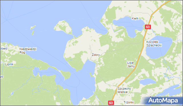 mapa Zdory, Zdory na mapie Targeo