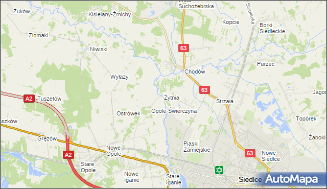 mapa Żytnia, Żytnia na mapie Targeo