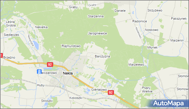 mapa Barczyzna, Barczyzna na mapie Targeo