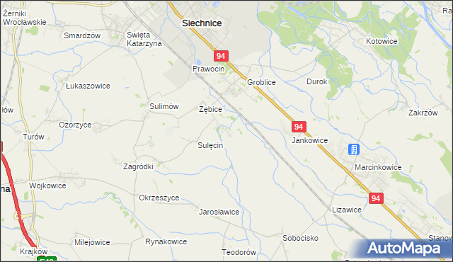 mapa Grodziszów, Grodziszów na mapie Targeo