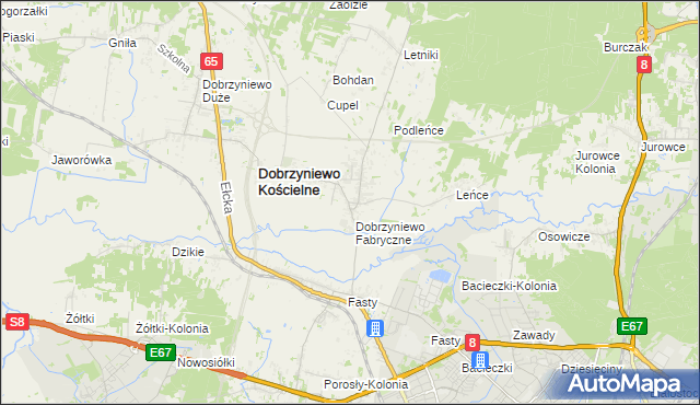 mapa Nowe Aleksandrowo, Nowe Aleksandrowo na mapie Targeo